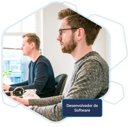 Dois programadores trabalhando
